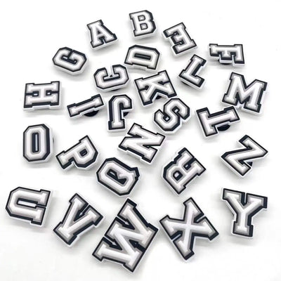 Letter Shoe Charms Decorations for Crocs 1pcs Alphabet Pins Boys Girls Kids Jeans Women Charm Xmas Gifts Favors Shoe Accessories - Smarsty
