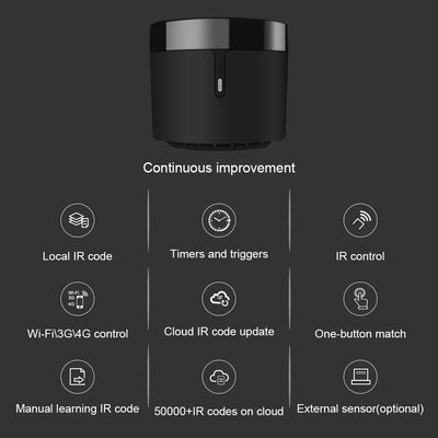 Broadlink RM4 Mini Smart Remote Control for Home Automation - Smarsty