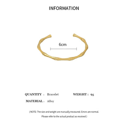 Creative Gold Cuff Bracelet for Women’s Fashion - Smarsty
