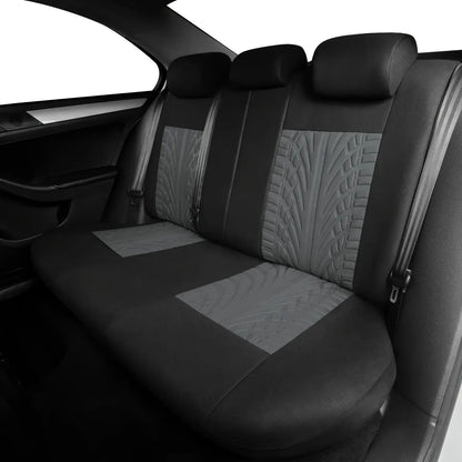 Universal Car Seat Covers Full Set Front And Rear Bench - Smarsty