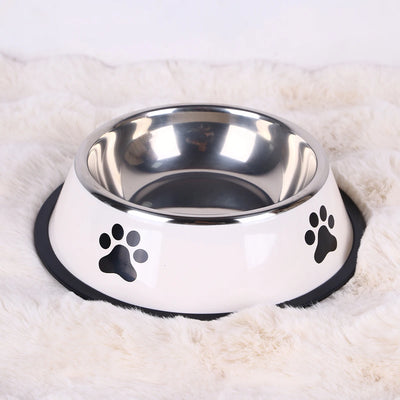 Stainless Steel Dog and Cat Food Bowl Anti-Fall Design - Smarsty