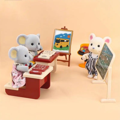 Original Toys Miniature Items Furniture Family Toys Dollhouse LivingRoom Bathroom Kitchen Set Pretend Creative Ideas Kids Toys by Smarsty