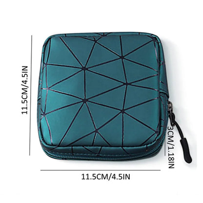 Waterproof Leather Sanitary Napkin Storage Bag With Zipper - Smarsty