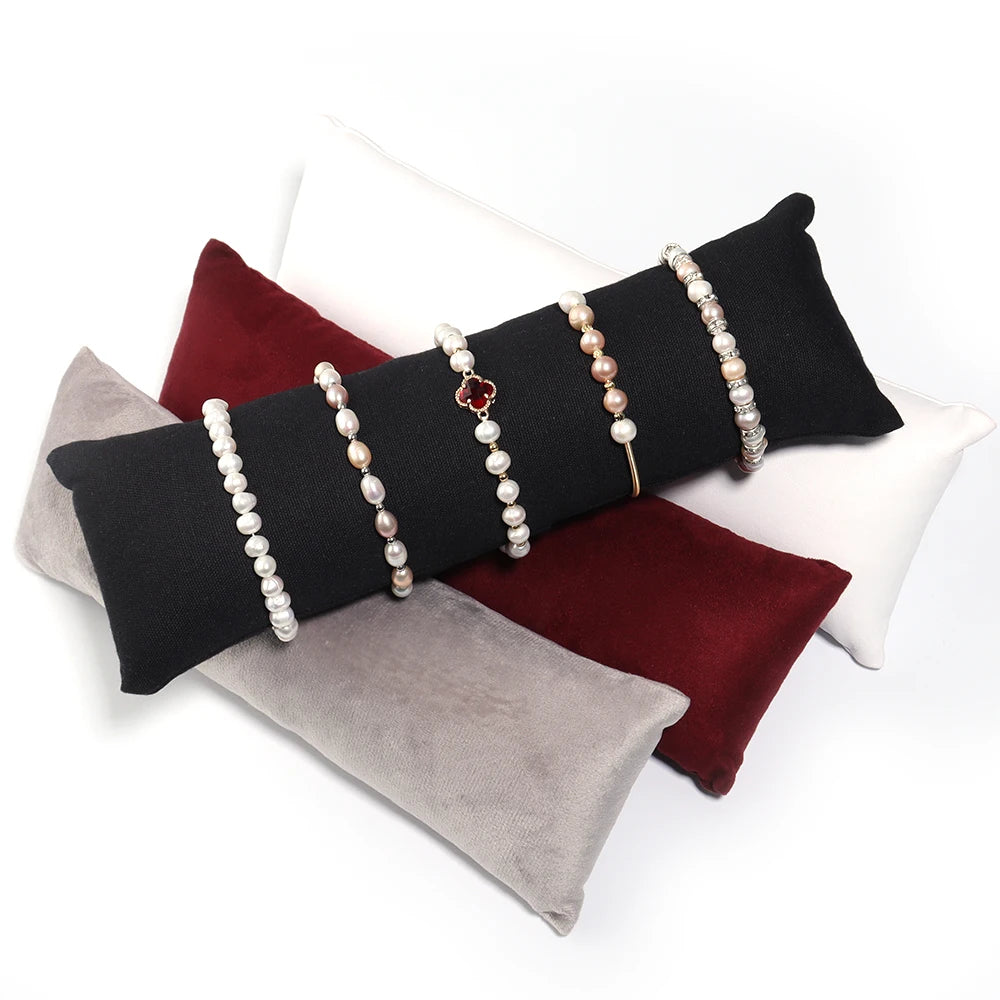 Velvet Jewelry Display Pillow for Bracelets and Watches - Smarsty