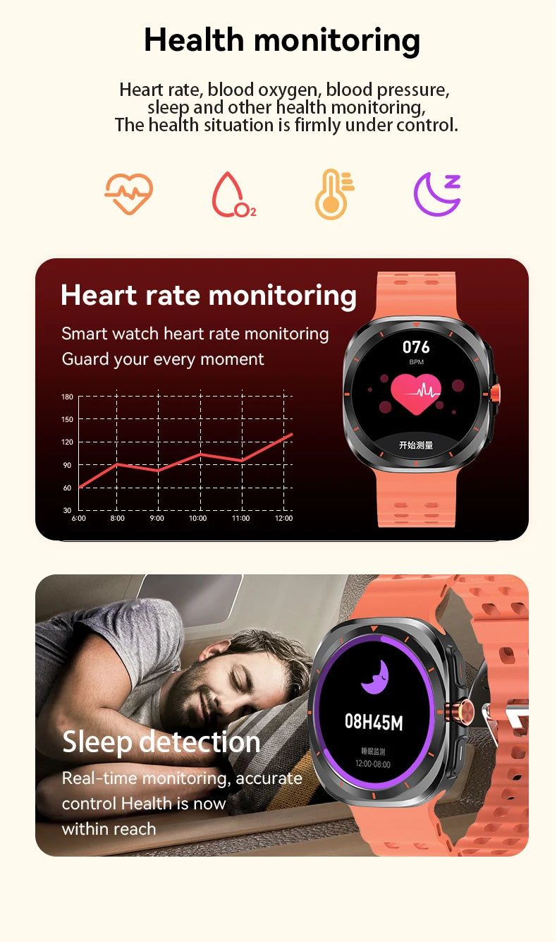 LAXASFIT GT7 Ultra Smart Watch for Fitness Tracking - Smarsty