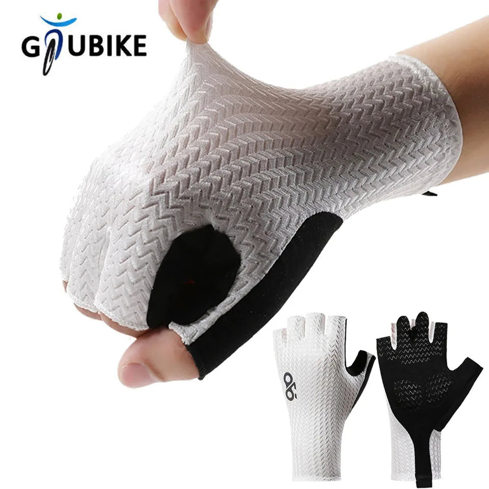 GTUBIKE Breathable Half Finger Cycling Gloves with Anti-Slip Pads - Smarsty