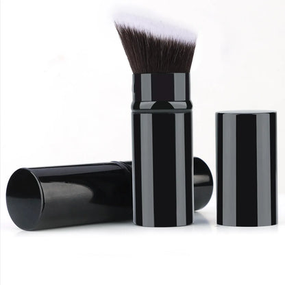 Retractable Makeup Brush with Aluminum Handle for Easy Application - Smarsty