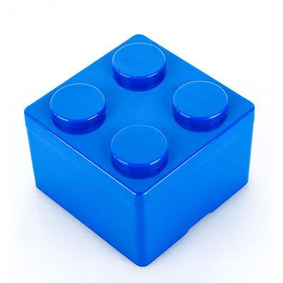 Building Block Storage Box Creative Plastic Storage Box Saving Space Storage Organizers Desktop Office Storage Supplie Kids Gift