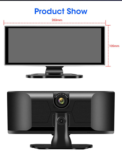 4K Dash Cam Dual Lens Car DVR With Wireless CarPlay - Smarsty