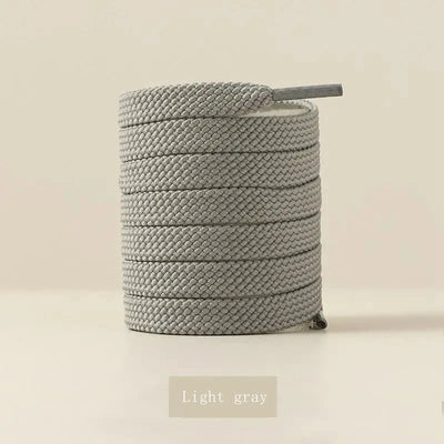 1Pair Fabric Flat Shoe laces Classic Shoelaces for Sneakers White Black Shoelace Quality Laces Shoes 100/120/140/160CM Strings - Smarsty