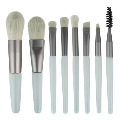 8 Piece Soft Fluffy Makeup Brush Set for Flawless Blending - Smarsty