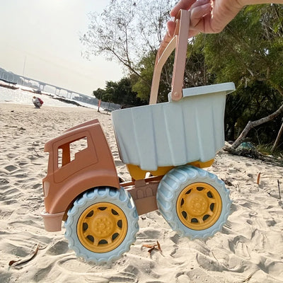 Beach Toys Construction Trucks for Toddler Toys Play Sand Toys Construction Cars for Boys Girls Dump Tractor Toy with Loader by Smarsty