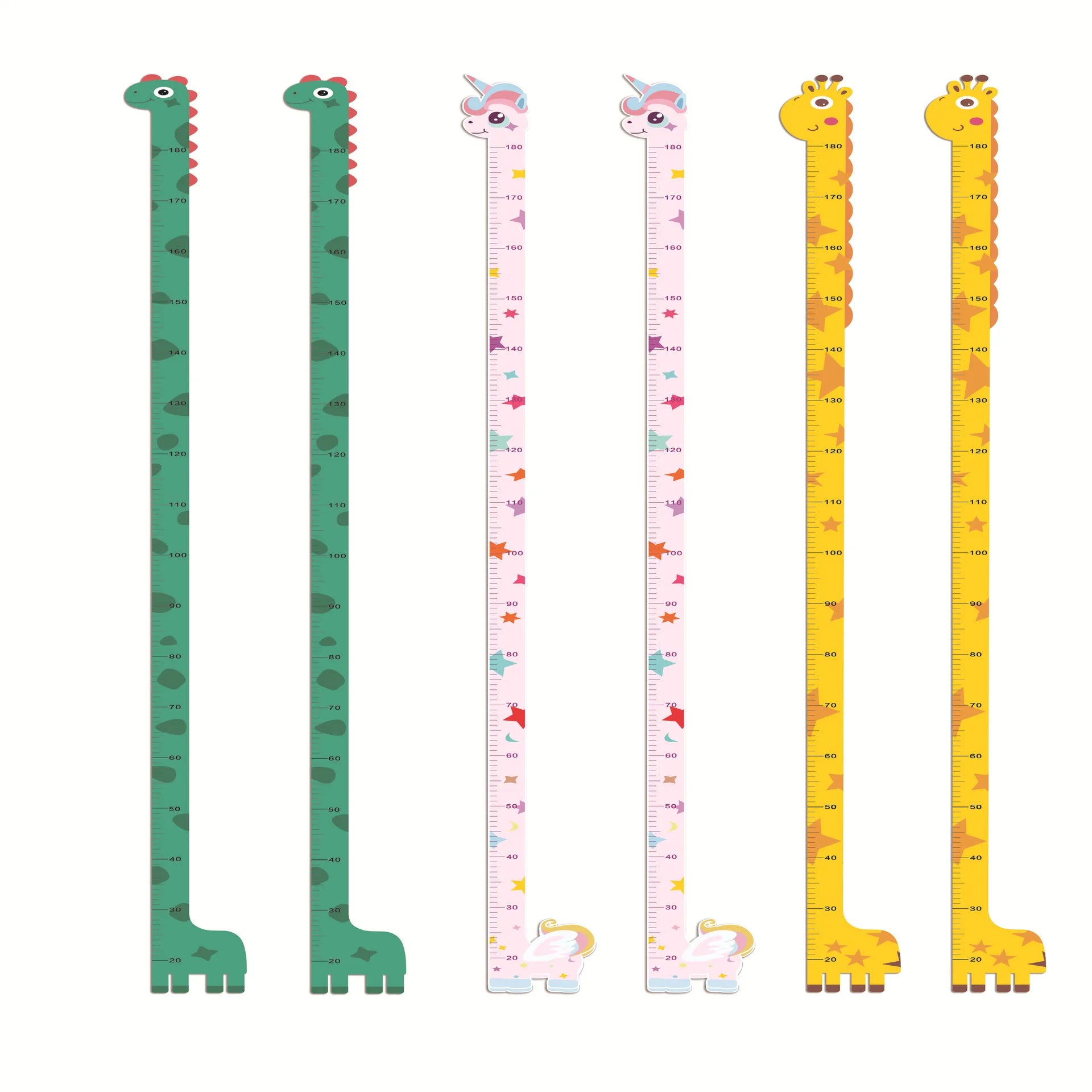 Cute Cartoon Unicorn Height Measuring Wall Sticker for Kids - Smarsty