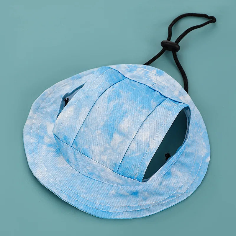 Cotton Cat Sun Hat With Ear Holes For Pets - Smarsty