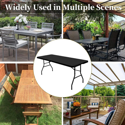 Spandex Table Cover for Rectangle Tables, Washable and Waterproof - Smarsty