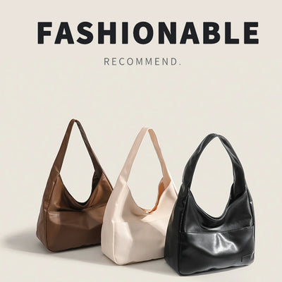 Retro Shoulder Bag With Large Capacity Tote For Daily Use - Smarsty