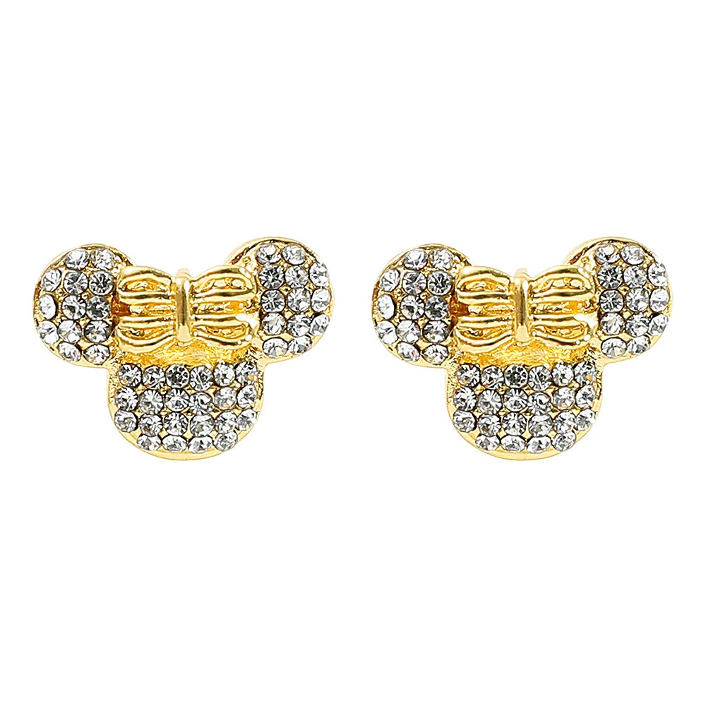 Cute Disney Stitch Flower Stud Earrings for Women and Girls - Smarsty