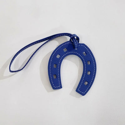 10 Colors Women and Girls PU Leather Horse Hoof Horseshoe Keychain Handbag Holder Charm Bag Purse Accessories for Handbags - Smarsty