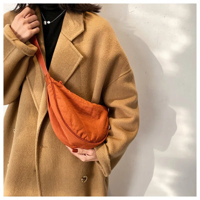 Casual Nylon Crossbody Bag for Women Large Capacity - Smarsty