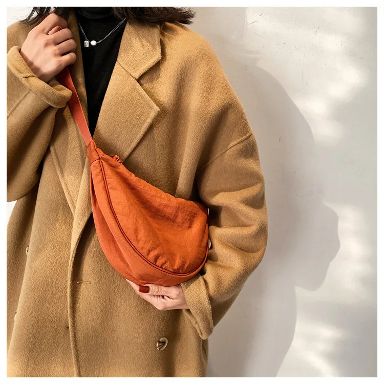 Casual Nylon Crossbody Bag for Women Large Capacity - Smarsty