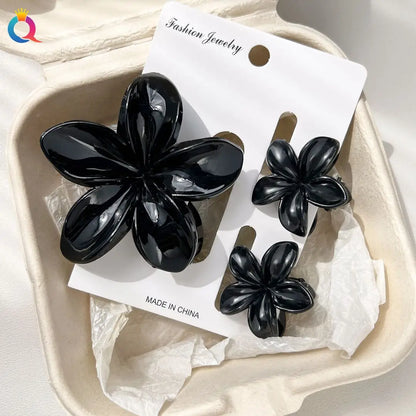 Hawaiian Flower Hair Claw Clips For Thin Hair Lightweight - Smarsty