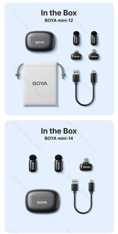 Boya Mini Wireless Lavalier Microphone for Mobile Recording - Smarsty