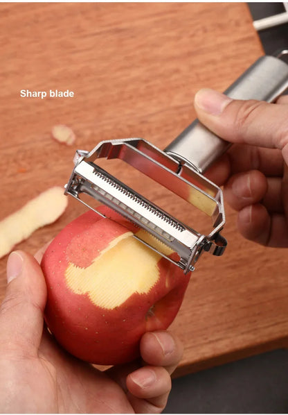 Stainless Steel Peeler Fruit Vegetable Multifunction Grater Julienne Peeler Slice Melon Potato Carrot Cucumber Home Kitchen Tool