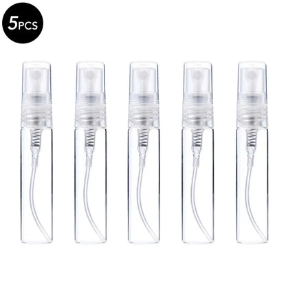 Mini Clear Glass Perfume Bottles Portable Travel Set - Smarsty
