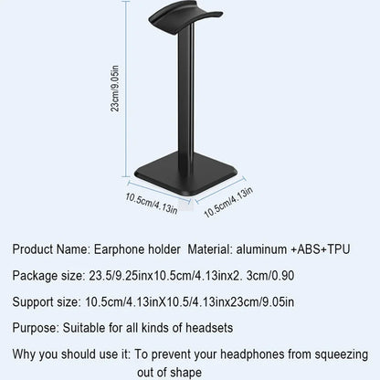 Detachable Headphone Holder for Safe Storage and Display - Smarsty