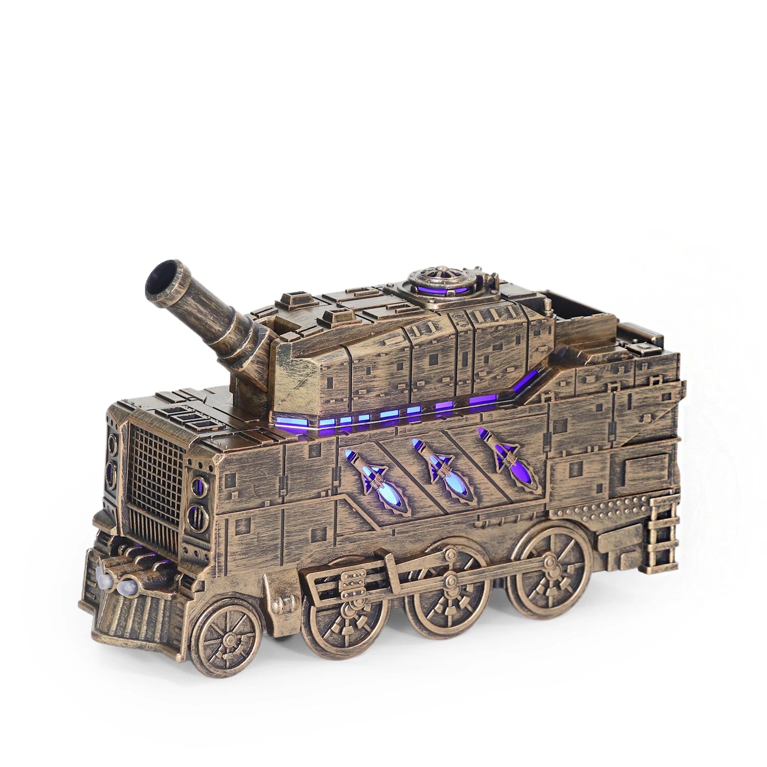 Ship Train Shape Ultrasonic Humidifier With Colorful Lights - Smarsty