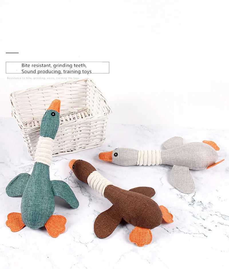 Soft Plush Dog Chew Toy with Squeaker - Smarsty