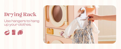 Robotime Robud Kids Corner Kitchen Playset Wooden Play Kitchen Set with Realistic Sound Pretend Play Gift for Boys Girls Pink by Smarsty