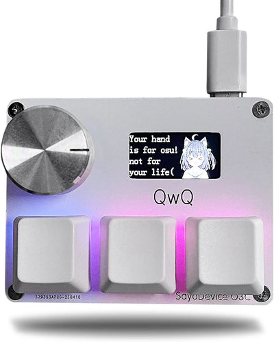 Magnetic Pink Rapid Trigger Hall Switch Keyboard With Knob - Smarsty