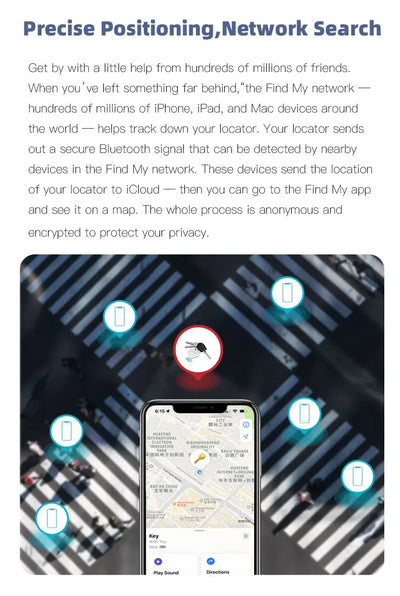 Smart Bluetooth GPS Tracker for Apple Devices - Smarsty
