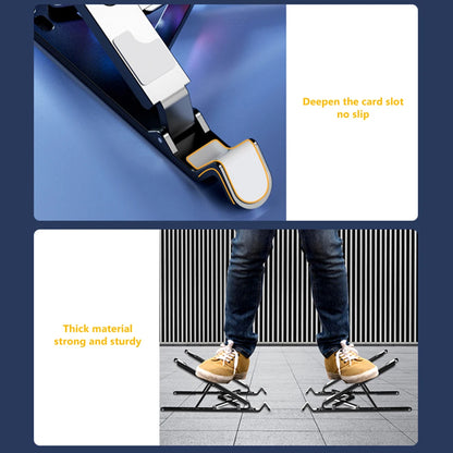 Laptop Cooling Pad with 2/4 Fans Foldable Notebook Stand RGB Silent Gaming Laptop Cooler Fan 7 Height for 11-17.3 Inch Notebook