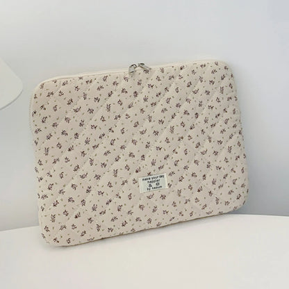 Flower Pattern Laptop Sleeve Case Bags Portable Computer Cover Bag Tablet Pouch for Macbook Air Pro 11 13 14 15 Inch Cover