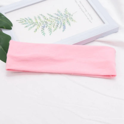 Cotton Stretch Headband For Women Men Comfortable Workout - Smarsty