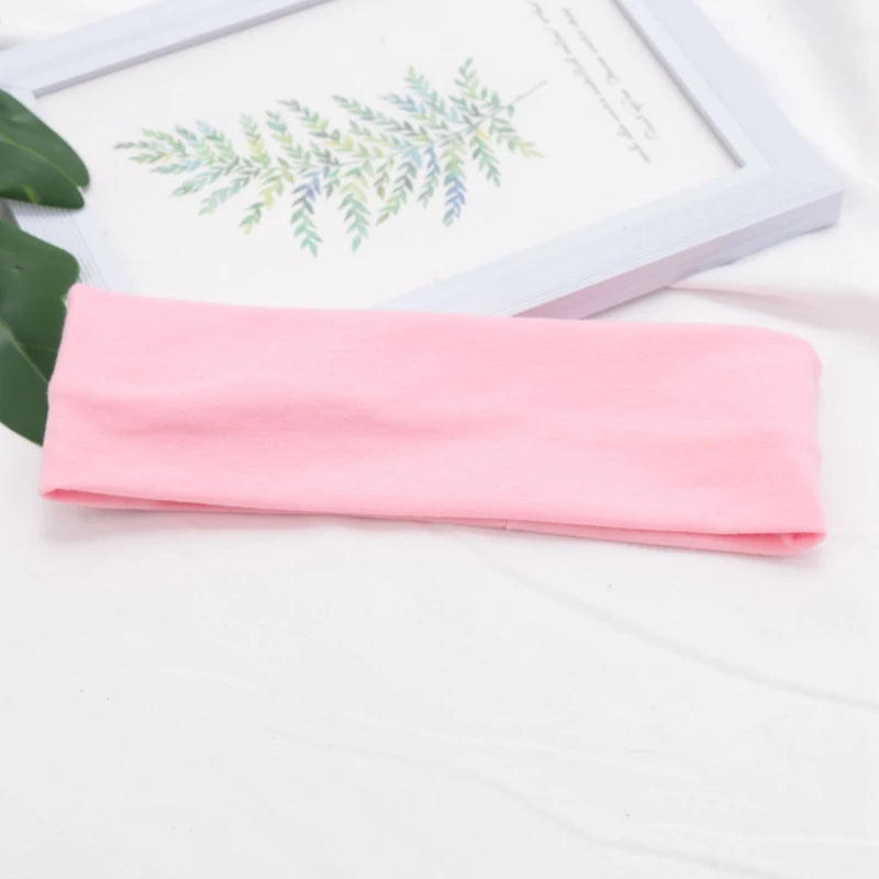 Cotton Stretch Headband For Women Men Comfortable Workout - Smarsty