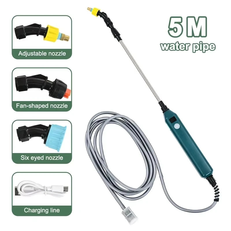 2400mAh High Pressure Electric Garden Sprayer with Nozzles - Smarsty