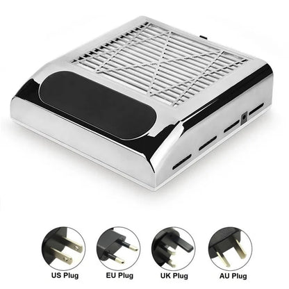 80W Nail Dust Collector Powerful Vacuum for Salon - Smarsty