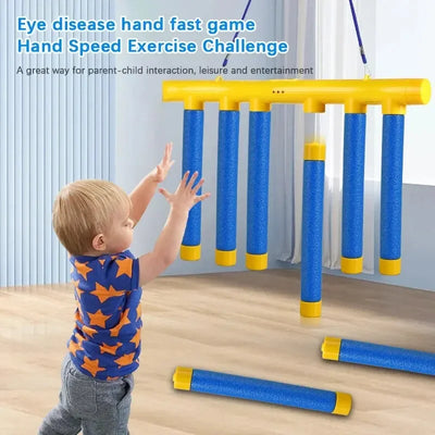 Challenge Falling Sticks Game Kids Stick Catching Toy Training Reaction Ability Educational Parent-Child Interactive Toy Sports - Smarsty
