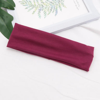 Cotton Stretch Headband For Women Men Comfortable Workout - Smarsty