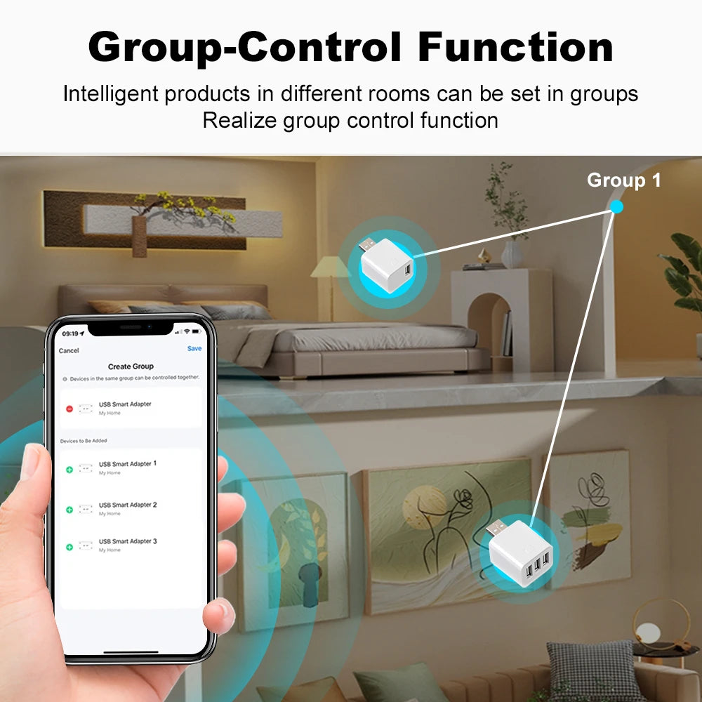 Tuya Smart WiFi Zigbee Micro USB Power Adapter - Smarsty
