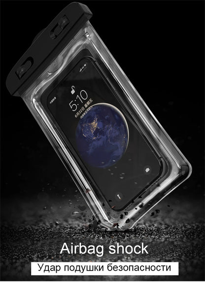 Smarsty IP68 Universal Waterproof Phone Case With Clear Touch -