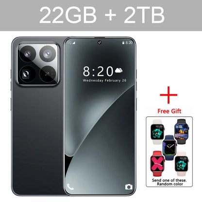 New 2025 HOT 15 Ultra 7.0HD Global Edition Original Smart Dual Card Facial Recognition Function 8000mAh Battery