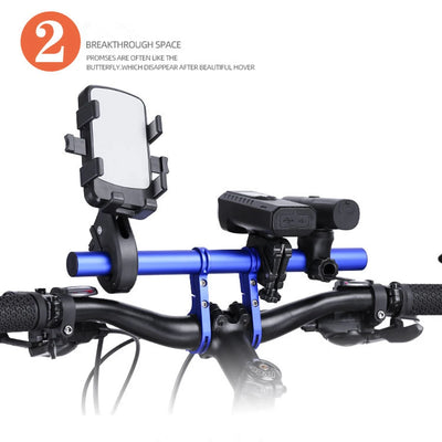 10/20/30cm Bicycle Handlebar Extended Bracket MTB Headlight Mount Extented Bar Road Mountain Bike Handlebar Extender Rack Parts - Smarsty