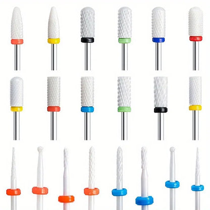 Ceramic Nail Drill Bits for Precision Manicure - Smarsty