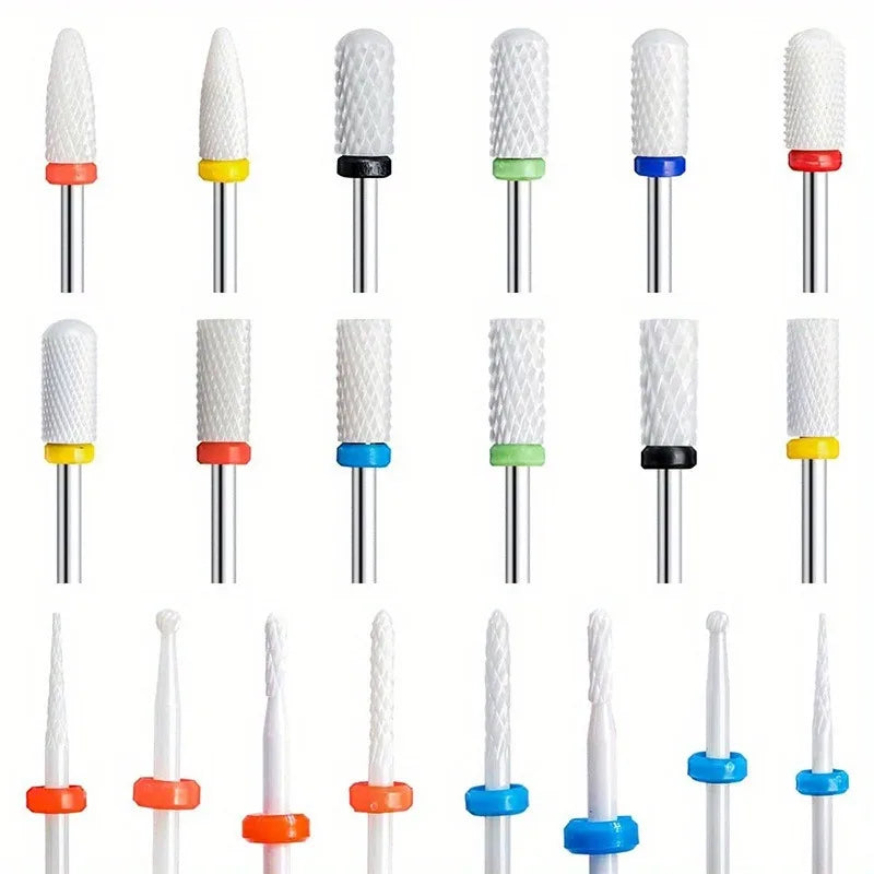 Ceramic Nail Drill Bits for Precision Manicure - Smarsty
