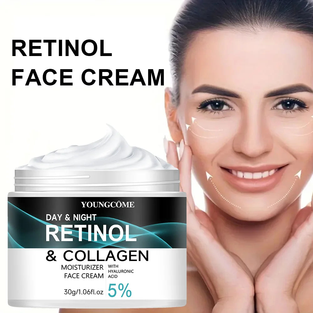 YOUNGCOME Retinol Cream Promotes Skin Elasticity And Luster Nourishing Nourishing And Locking Moisture To Improve Skin Texture - Smarsty