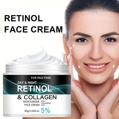 YOUNGCOME Retinol Cream Promotes Skin Elasticity And Luster Nourishing Nourishing And Locking Moisture To Improve Skin Texture - Smarsty